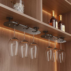 Under Cabinet Wine Glass Holder Hanging Rack for Stemware & Champagne Glasses, 2pcs /Pack 2-cup, 3pcs /Pack 2-cup, 1pc 3-cup, 2pcs 3-cup, 3pcs 3-cup, 1pc 4-cup, 2pcs 4-cup, 3pcs 4-cup