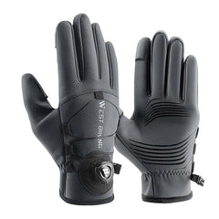 WEST BIKING YP0211270 Winter Bike Windproof Warm Gloves Water-Repellent Gloves With Buckle, M, L, XL, 2XL