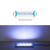 Ultra-Thin Aquarium LED Light With 4 Rows Of 5730 LEDs, 18cm Blue+White Light, 28cm Blue+White Light, 38cm Blue+White Light, 48cm Blue+White Light, 58cm Blue+White Light, 18cm White Light, 28cm White Light, 38cm White Light