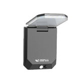 Solar Motion Sensor Garden Light 3-Gear Foldable Outdoor Wall Lamp, SMILING SHARK BD-068