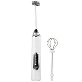 Electric Milk Frother & Coffee Foamer Home Use Handheld Wireless Mini Egg Whisk, Dual-Head White, Dual-Head Black, Dual-Head With Box White, Dual-Head With Box Black, Three-Head With Ear Hook Bracket White, Three-Head With Ear Hook Bracket Black