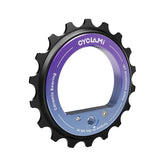 Hollow Eccentric Rear Derailleur Pulley 18T Ceramic Bearing DIY Bike Parts, CYCLAMI CYC-18T