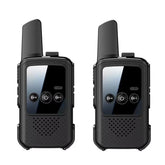 Mini Wireless Long Range Parent Child Walkie Talkie, 2pcs Black, 2pcs Orange, 2pcs Green, Single Black, Single Orange