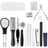 Foot Care Kit for Callus and Dead Skin Removal Complete Pedicure Set, 17 In 1, 20 In 1, 23 In 1, 27 In 1