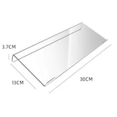 Acrylic Desktop Keyboard Stand Computer Shelf & Typing Support Bracket, Small, Large, Small With Anti-Slip Strip, Large With Anti-Slip Strip