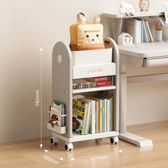 Multifunctional Rolling Storage Cart With Drawers & Dividers Multi-Layer Organizer Shelf With Wheels, 3 Layers Pink, 3 Layers Grey, 3 Layers White, 5 Layers Pink, 5 Layers Grey, 5 Layers White