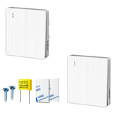 ANENG Remote Control Wireless Smart Home Lighting Panel, One-Gang, Two-Gang, Three-Gang