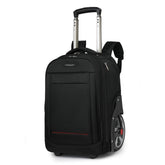 20 Inch Carry-On Trolley Backpack Large Capacity Waterproof Oxford Travel Duffle Bag With Wheels & TSA Lock