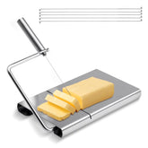 LsCook Stainless Steel Multi-Function Cheese Slicer, Boxed, With Scale Boxed