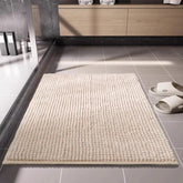 Bathroom Stain-Resistant Chenille Short-Pile Absorbent Non-Slip Mat, 60x150cm