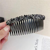 Sparkly Hair Clip Slide Comb for Bangs and Flyaways Shiny Hair Finisher for Forehead, Sides, and Back of Head