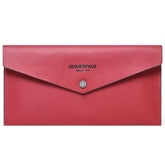 HUMERPAUL HU112 Leather Passport Pouch EnvelopeStyle Business Card Holder