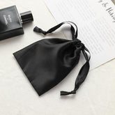 Faux Silk Satin Drawstring Bags Small Jewelry Pouches Reusable Gift Packing Bags