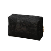Large Capacity Lace Cosmetic Bag Portable Handheld Makeup Storage Bag