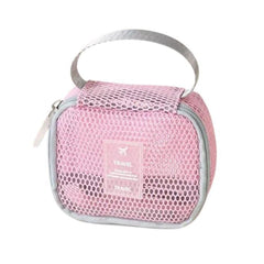 Mesh Multi-Functional Cosmetic Bag Large-Capacity Travel Makeup Storage Bag, Square Pink, Square Green, Square Purple, Octopus Pink, Octopus Green, Octopus Purple