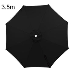 Universal Patio Umbrella Replacement Canopy UV30+ Protective Waterproof Polyester Fabric, 3.5m 8 Ribs, 4m 8 Ribs