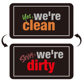 Square Dishwasher Magnet Clean Dirty Sign Double-Sided Refrigerator Magnet