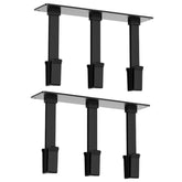 Wine Cabinet Hanging Cup Rack Upside Down Beer Glass Holder, 2pcs, 4pcs