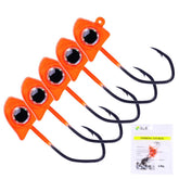 Micro Triangle Jig Head Hook Root Fishing Lure Mini Ultra Small Hook, HENGJIA JI048 5pcs /Pack 0.85g, HENGJIA JI049 5pcs /Pack 1.75g, HENGJIA JI050 5pcs /Pack 3.5g