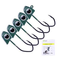 Micro Triangle Jig Head Hook Root Fishing Lure Mini Ultra Small Hook, HENGJIA JI048 5pcs /Pack 0.85g, HENGJIA JI049 5pcs /Pack 1.75g, HENGJIA JI050 5pcs /Pack 3.5g