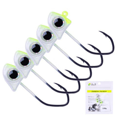 Micro Triangle Jig Head Hook Root Fishing Lure Mini Ultra Small Hook, HENGJIA JI048 5pcs /Pack 0.85g, HENGJIA JI049 5pcs /Pack 1.75g, HENGJIA JI050 5pcs /Pack 3.5g