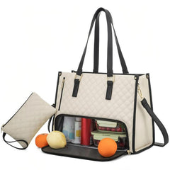 2 in 1 Handheld Insulated Lunch Bag Crossbody Combination Bag