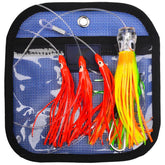 Octopus Squid Soft Lures Daisy Chain with Lead Head Trolling Lures Fishing Rig Offshore Saltwater Fishing Skirt Baits, PROBEROS 6inch, PROBEROS 9inch