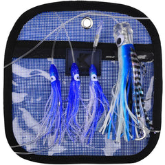 Octopus Squid Soft Lures Daisy Chain with Lead Head Trolling Lures Fishing Rig Offshore Saltwater Fishing Skirt Baits, PROBEROS 6inch, PROBEROS 9inch