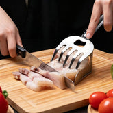 LsCook Multifunctional Bear Claw Shape Hand Guard Meat BBQ Shredder, All-Steel