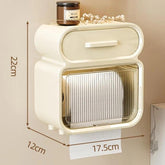 Waterproof Wall-Mounted Punch-Free Tissue Storage Rack For Bathroom & Washroom, Small White, Large White, Small White Gold, Large White Gold, Small Green, Large Green, Small Green Gold, Large Green Gold