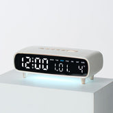 LED Digital Alarm Clock With Night Light, Date/Weekday/Temperature, 2 Alarms, Countdown Timer, 3 Brightness Levels, USB Output Port