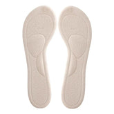 Women High Heels Invisible Anti-Slip Half-Size Insole, Apricot Velvet, Black Velvet, Transparent