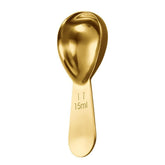 15ml 304 Stainless Steel Thickened Coffee Spoon With Scale Measuring Bean Spoon, 15ml