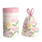 50pcs / roll Household Thickened Portable Garbage Bags Kitchen Disposable Drawstring Trash Bags, Tulip, Lavender, Black, White, Green