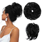Faux Bun Updo Wig With Loose Curls