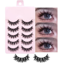 5pair /Set Natural Everyday Makeup One-Piece Eyelashes, 2205, DS122, QF04, QF05, QF06, QF26, QF75, QF90, QF91, QF92, QF93, Z301, Z302, LK01, LK02, LK03