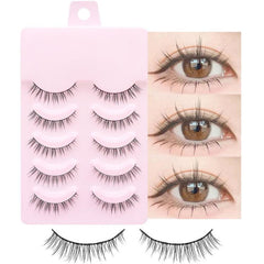 5pair /Set Natural Everyday Makeup One-Piece Eyelashes, 2205, DS122, QF04, QF05, QF06, QF26, QF75, QF90, QF91, QF92, QF93, Z301, Z302, LK01, LK02, LK03