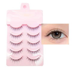 5pair /Set Natural Everyday Makeup One-Piece Eyelashes, LK04, NDEM, B94, F9, FK74, W01, W02, Z15C, QX, XDEM