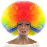 Jumbo Afro Wig Oversized 22 inch Clown Wig for Adults Men Women Extra Large 70s Disco Costume Wig