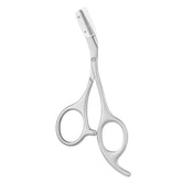 Stainless Steel Non-pinching Detachable Eyebrow Scissors, Gray, Black, Mirror Finish, Colored Titanium, Gradient Pink, Gradient Blue
