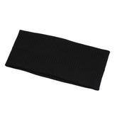 18.5 x 8cm Knitted Striped Sports Headband Wide Edge Face Washing Hair Band