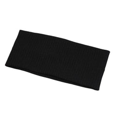 18.5 x 8cm Knitted Striped Sports Headband Wide Edge Face Washing Hair Band