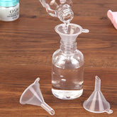 20pcs Mini Funnels For Small Bottles Clear Plastic Tiny Funnel For Filling Essential Oils, Perfume, Travel Toiletries, And Cosmetics,