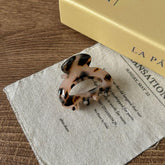 Small Hair Claw Clips for Women Non-Slip Tortoise Shell Acetate Hair Clips Vintage French Design Hair Jaw Clips