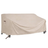Patio Sofa Cover 600D Waterproof & Windproof Outdoor Couch Cover Garden Furniture Protector with Air Vents, 137x96x73/50cm