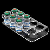 10-Hole Acrylic Insulin Bottle Organizer, 1pc, 2pcs