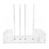 Integrated Acrylic Mason Jar Lid Organizer, Fits 12 Wide-Mouth/12 Standard-Mouth Lids and Rings