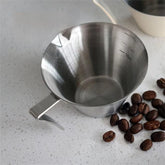LsCook Thick 304 Stainless Steel 100ml Coffee Brewing Cup With Measurement Markings
