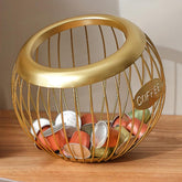Open Coffee Capsule Storage Rack, Bar Counter Display Stand For Coffee Shop