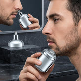 Mini Electric Shaver For Men 2-In-1 Portable Travel Razor & Nose Hair Trimmer Waterproof Wet & Dry Rechargeable Shaver